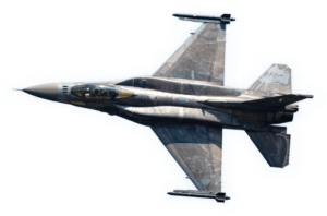 F-16 fighter jet aircraft. Aviation and air force. Plane and airplane ...